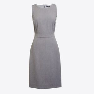 J Crew Grey Suiting Dress